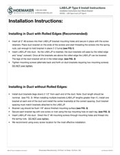 LAB/LJP Type 6 Installation Instructions