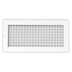 934 - Double Deflection Adjustable Steel Blade Grille (front blades parallel to shortest dimension)