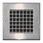 933-SS - Stainless Steel Adjustable Blade Double Deflection Grille (blades parallel to longest dimension)
